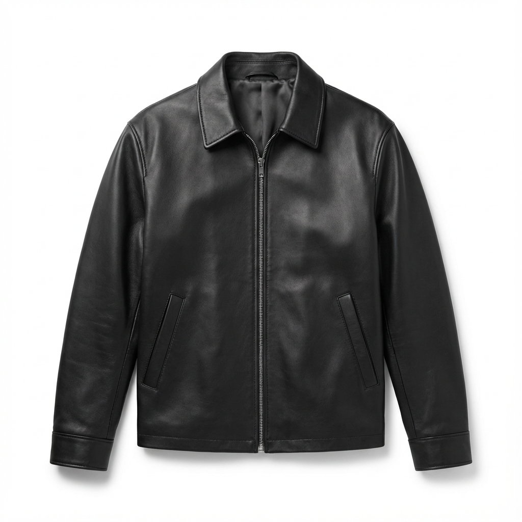 LEATHER JACKET – BLACK