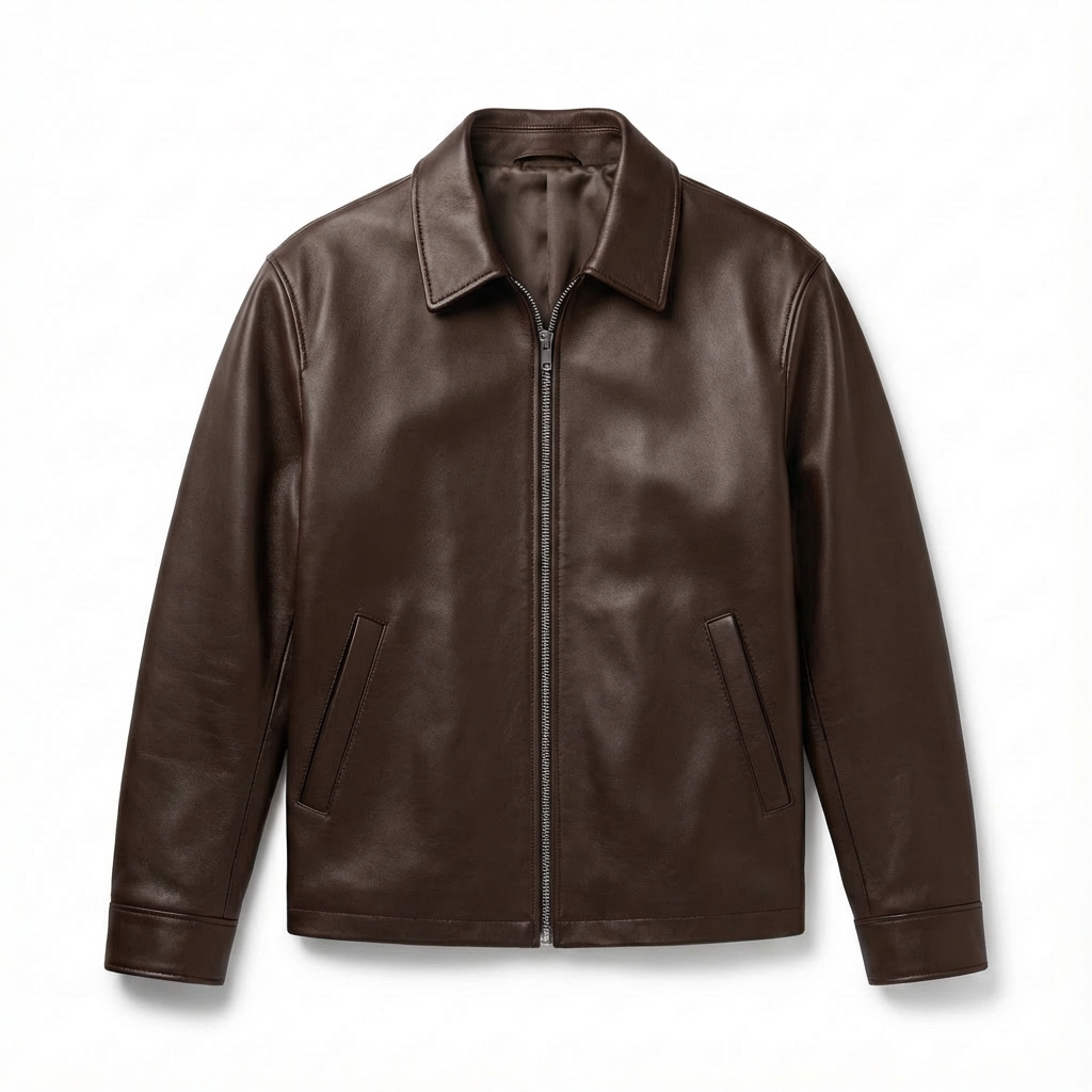 LEATHER JACKET – BROWN