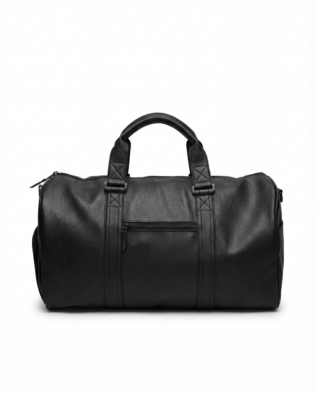 BLACK DUFFLE BAG