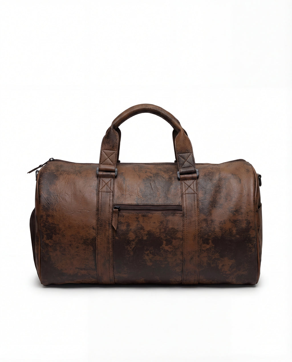 BROWN DUFFLE BAG