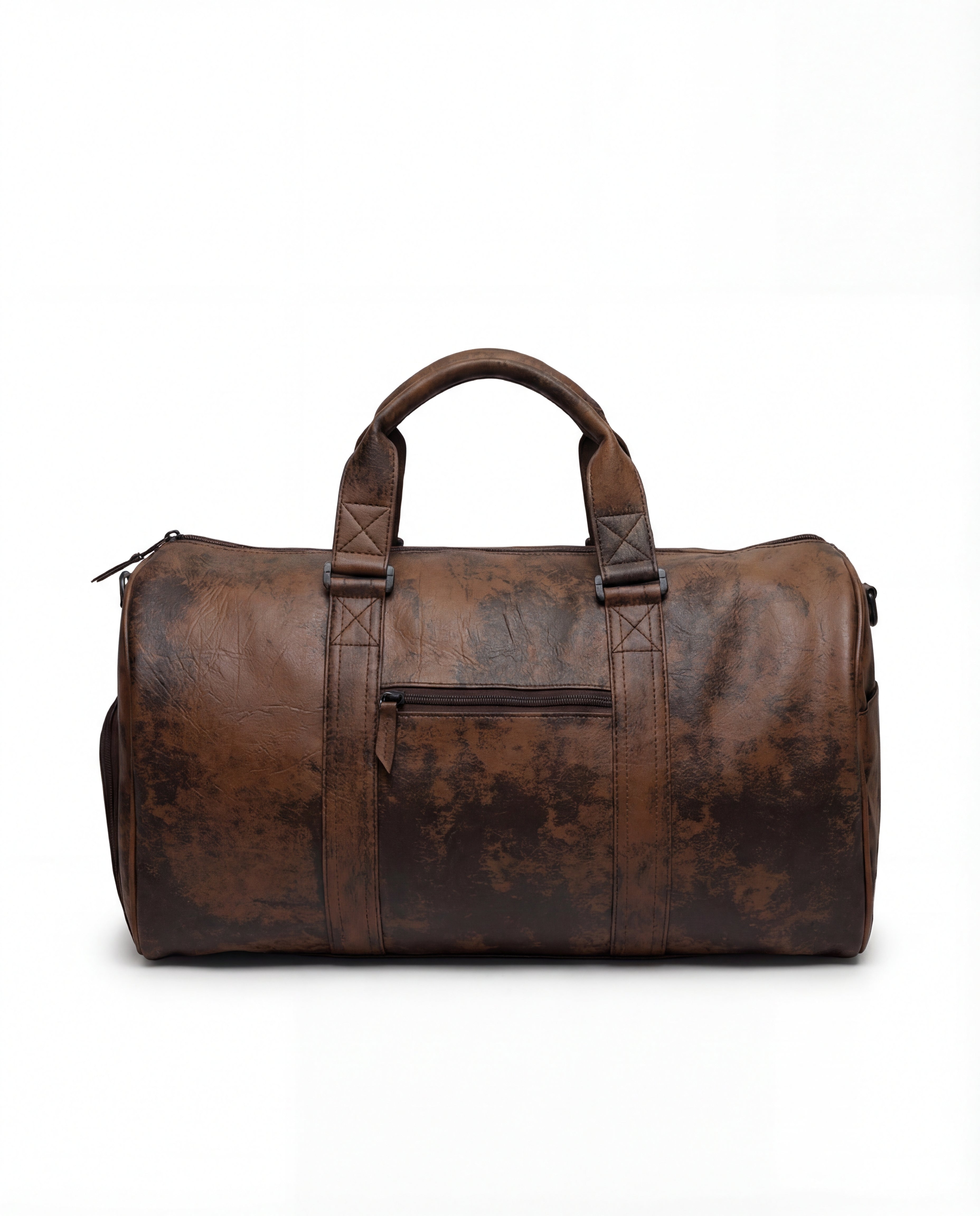 BROWN DUFFLE BAG