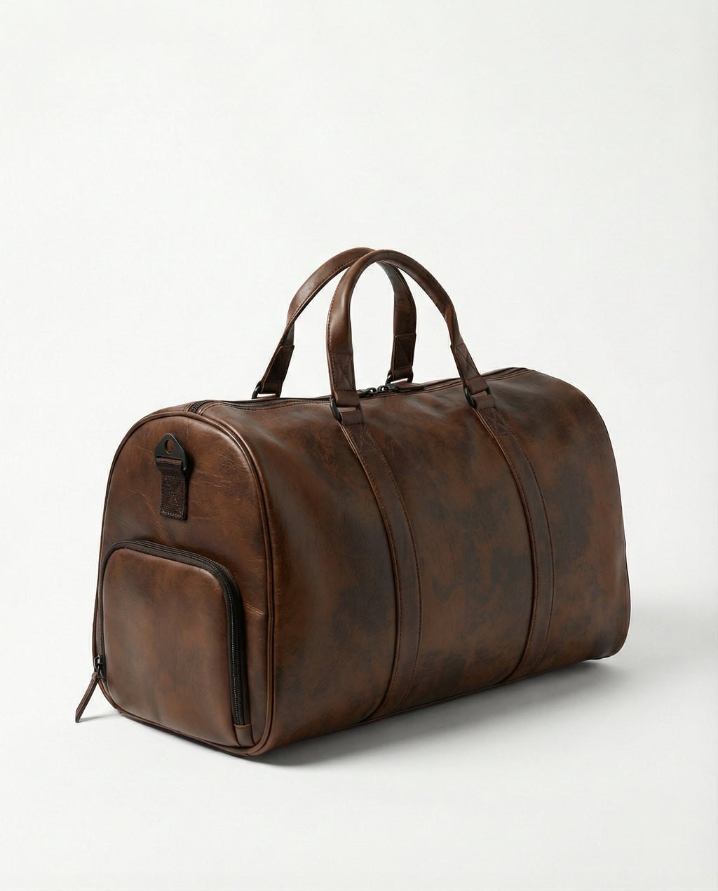 BROWN DUFFLE BAG